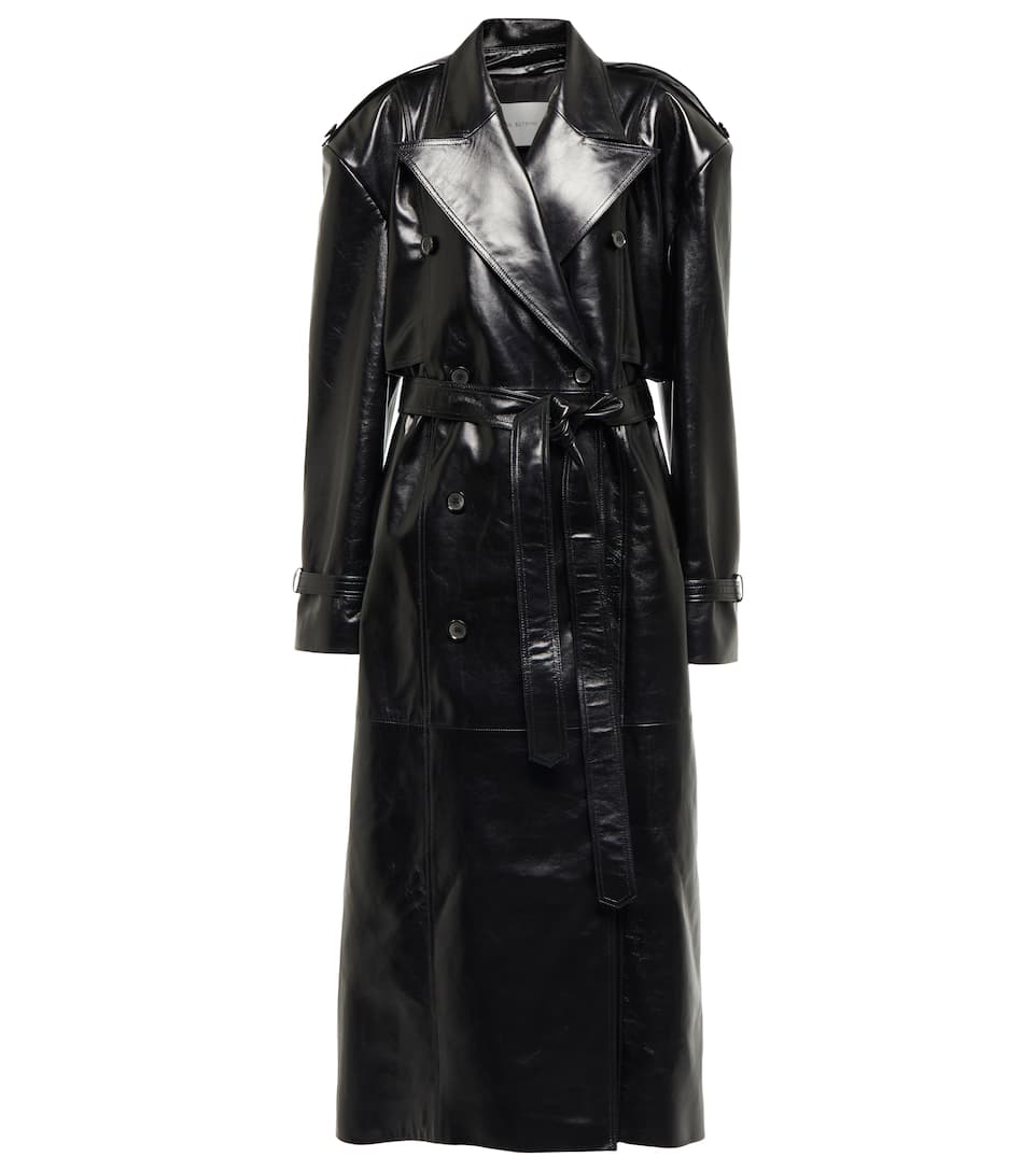 Buy Best Magda Butrym Affordable Price Leather trench coat for All the ...